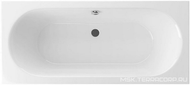 Ванна акриловая Excellent Oceana Slim 170*75 см, без каркаса, без с/п, белая, ZZ Excellent oceana WAEX.OCE17WHS