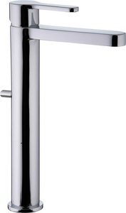 Смеситель для раковины "Высокий" излив h 240мм, с д/к, (цв. хром)  ZZ 3M Klab 2712 CC