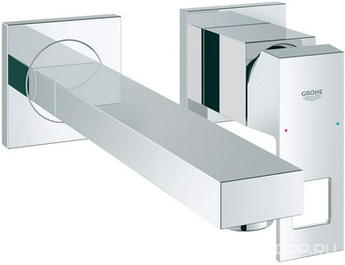 Смеситель для раковины однорычажный встраив. в стену на 2 отверстия, излив 231 мм, внеш.часть (БЕЗ внутр.арт.23200000) ZZ Grohe Eurocube 23447000