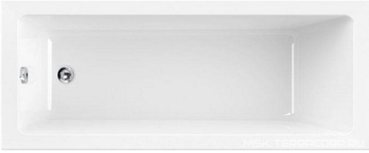 Ванна 170х80хh49см, прямоугольная, без каркаса, (акрил),  ZZ Cezares Plane Solo PLANE SOLO-170-80-49-W37