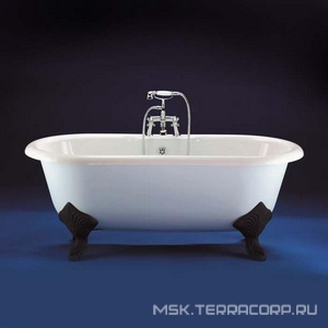 Ванна 170х80хh65см, акрил IdealCast, свободностоящая, на ножках из литого алюминия (под покраску), без слива-перелива арт.E4961AA,  ХХ Ideal Standard Roll Top E403001