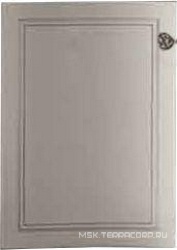 Шкаф дополн. для тумбы под раковину, 35,2х47см, распшн. дверь, петли слева, с внутр. ткан. обивкой, ручка цв. хром, Hermitage ZZ