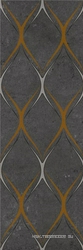 Декор Gracia ceramica Silvia  black decor 03 XX30х90 010301002142