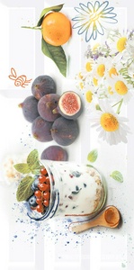 Декор Azori Вог Декор VOGUE Morning 1 40,5х20,1 583012019