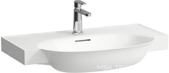 Раковина 750х420xh110 мм, 1 отв. для смесителя, Space ZZ
