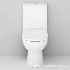 Унитаз напольный , безободковый, цвет белый, БЕЗ крышки-сиденья AMPM Spirit C708600WH