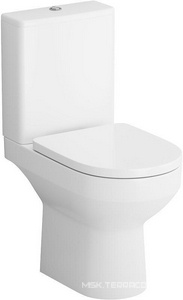 Унитаз напольный , безободковый, цвет белый, БЕЗ крышки-сиденья AMPM Spirit C708600WH