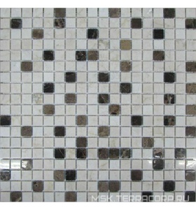 Мозаика Мозаика из камня на сетке M20-079-15P |30.5x30.5 Спектр-М Натуральный камень M20-079-15P