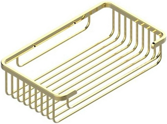 Полочка металл. решётка, глубокая 200х150mm (цв. латунь (Luxbrass)) Versailles ZZ