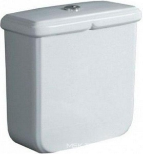 Бачок "Низкий" 390хh430мм, подвод воды снизу слева, (БЕЗ механ. смыва арт. D 21 хх), (цв. белый)  Simas Arcade AR 822