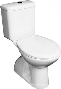 Компакт , вертикальный выпуск, БЕЗ крышки, белый ZZ Jika Zeta 2539.7000.242