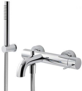 Смеситель для ванны, лейка и шланг в компл., (цв. хром), UP ZZ 3M Up 5700 CC