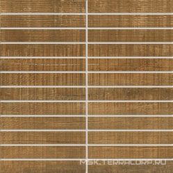 Мозаика Гранит Вуд Эго Коричневый 1 лаппат/структ LR/SR  XX 30x30
