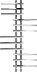 Полотенцесушитель "" 1000*700 мм, подключение 1"*3/4, установочный набор в комплекте ZZ Ника ЛБ 5 ЛБ 5 100/70