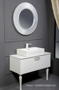 Зеркало "Neo Art", круглое, с подсветкой, D-82см , цв.серебро ZZ Armadi Art Cristallo 528-G (SL) light