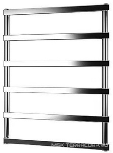 Полотенцесушитель h740х530мм,(подкл.500мм)на ГВС/сист.отопл.,до 8bar,G 1/2,(креплен, клап Маевск.в ком),БЕЗ кр/перек.,(полир.нерж/ст),  ZZ Cordivari Alessandra 3551680400003