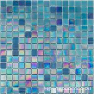 Мозаика Мозаика Mixed FFFE (чип 2x2) |32.7x32.7 Мастера Керамики Glass FFFE