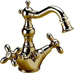 Смеситель для биде, с д/к, (цв. бронза)  ZZ Gaia Avebury RB 8044 BR