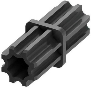Торцевое соединение профиля, для соединения профилей по длине (пластик цв.чёрный),  Tece TECEprofil 9010009