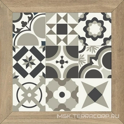 Evo Losanga Mix Walnut ZZ|75x75