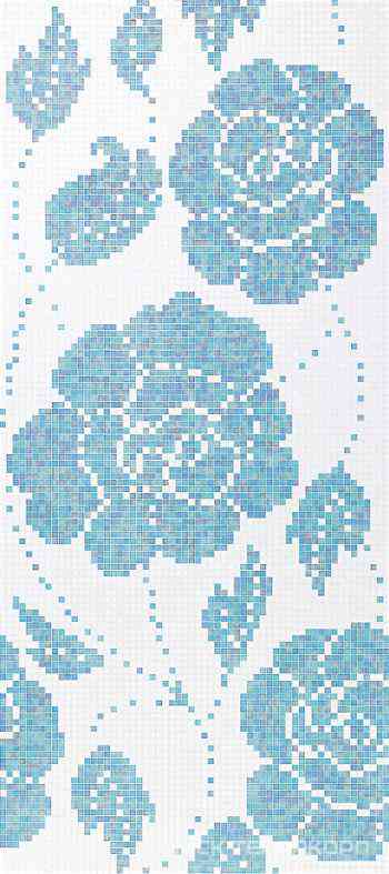 Winter flowers blue (1 кор.=3.73 кв.м.) ZZ |129.4x291.2