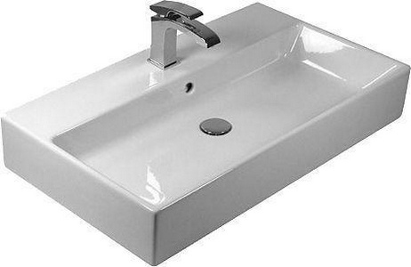 Раковина 800х470мм, 1 отв. д/смес., с переливом, (цв. R1 White ceramicplus),  ZZ Villeroy & Boch Memento 5133 85 R1