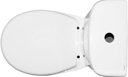 Унитаз-компакт "", косой выход, арматура 1-режим. "Уклад", сиденье полипропилен, крепление в комплекте Sanita Формат WC.CC/Format/1-P/WHT.G/S1 (FRTSACC01090113)