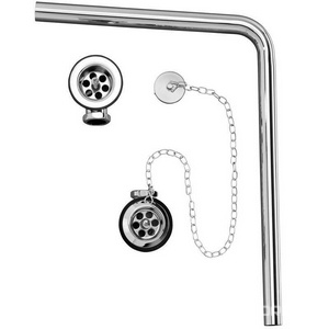 Слив-перелив для свободностоящей ванны арт.E4961AA, (цв. хром),  XX Ideal Standard Roll Top E4961AA