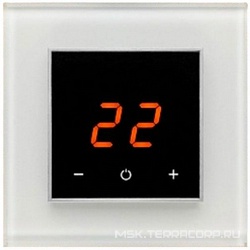 Терморегулятор сенс.AURA ORTO 9003 White Classic (черно-белый квадр.) ZZ
