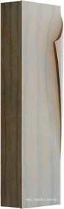 Пенал 350х220хh1330мм, подвесн., одна дверь петли справа/слева, (цв. светлое дерево),  ZZ Clarberg Papirus Pap-w.05.35/LIGHT