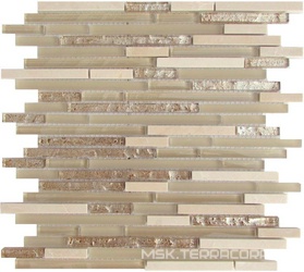 Мозаика из стекла на сетке SK10-038 ZZ |30.1x30.1