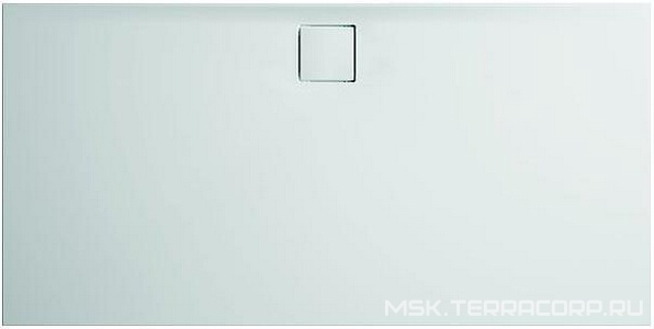 Поддон душевой 1200х1000хh30(52)мм, без сифона (оборуд. слива) ножек, рамы, (минер. литьё цв. мат.белый), крышка слива в компл.,  ZZ Huppe Huppe EasyFlat EF0116 083