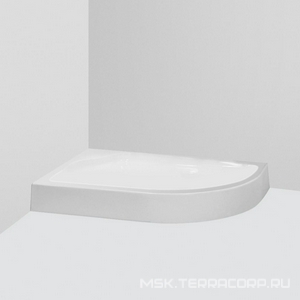 Поддон акриловый для душевого уголка BLISS L Twin Slide 12, левосторонний, 120x80, белый KL AMPM Bliss L W53T-302L120W