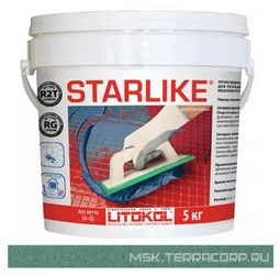 Затирка Starlike VERDE PINO C.550 зеленая сосна 5 кг. ZZ