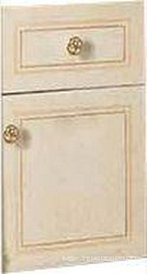 Шкаф дополн. для тумбы под раковину, 25,2х47см, выдв. ящик и распшн. дверь, петли справа, ручки цв. золото, Hermitage ZZ