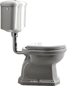 Труба для "Среднего" бачка, (цв. хром), Kerasan ZZ Kerasan Универсал 7571 90