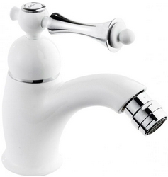 Смеситель Cezares Margot BSM1-BLC для биде, белый| 5x14x15