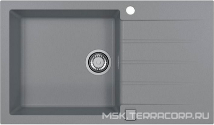 Мойка кухонная Alveus Cadit Granital 40 concrete| 50x86x20
