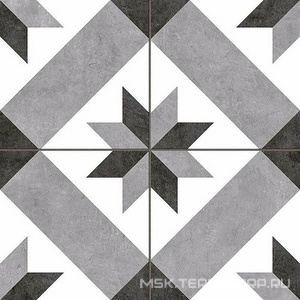 Керамогранит для пола и стены Etili Seramic Patchwork Nero Pre-Cut 45x45 ETI0034