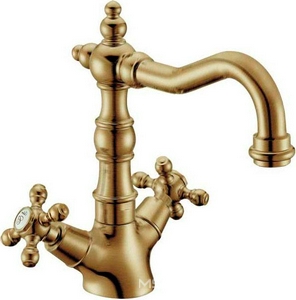 Смеситель Boheme  Presente 312 для раковины, цв. бронза, ZZ Boheme Medici 312