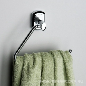 Держатель для полотенец-треугольник, открытый, крепеж в комплекте, хром ZZ Wasserkraft oder K-3061