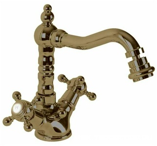 Смеситель для биде, с д/к, (цв. бронза),  ZZ Cezares Golf GOLF-BS2-02