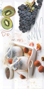 Декор Azori Вог Декор VOGUE Morning 4 40,5х20,1 583012022