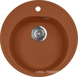 Мойка кухонная AquaGranitEx M-08 терракот| 50x50x18