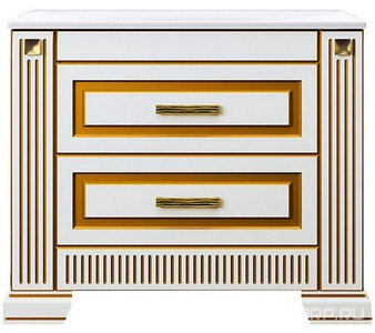 Тумба напольная  100, 1030*855*450 мм, цвет белый/золотая патина, БЕЗ рак. n126396 Кападокия 100 (ст рак.Прима 1000) Opadiris Оникс 00-00003548