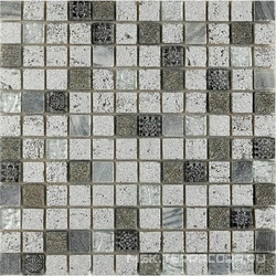Мозаика из стекла на сетке SK10-055 ZZ |30x30