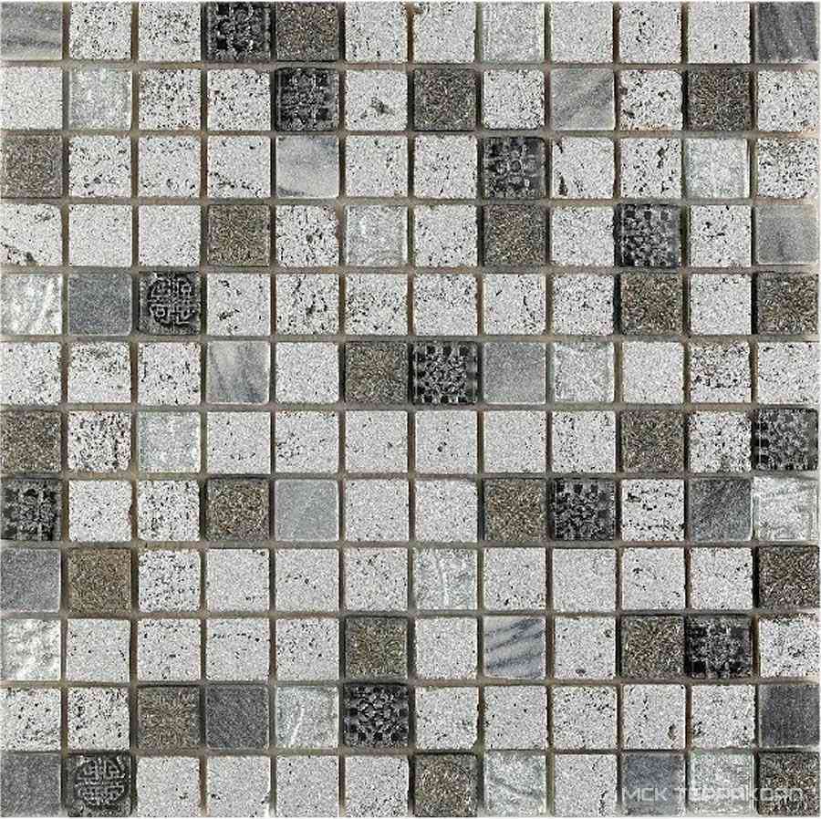 Мозаика из стекла на сетке SK10-055 ZZ |30x30