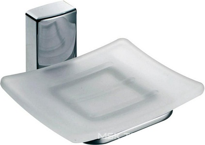 Мыльница стеклянная настенная, хром, Leine Wasserkraft leine K-5029