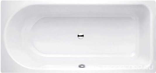Стальная ванна Bette Ocean 8855 перелив спереди| 170x75x45