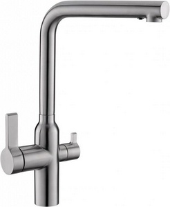 Смеситель для кухни, с встроенным краном для питьевой воды, (цв. сатин), BelBagno ZZ BelBagno Универсал BB-LAM57-IN